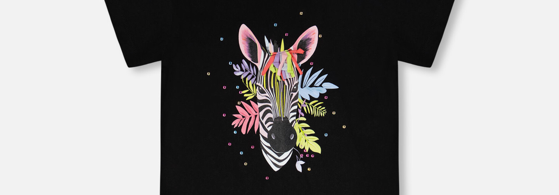 T-shirt en jersey Zèbre - COEUR SAUVAGE