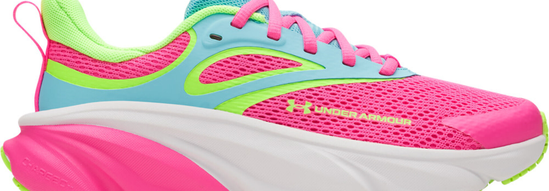 Chaussures de course FLUO UA Rogue 6 AL JUNIOR