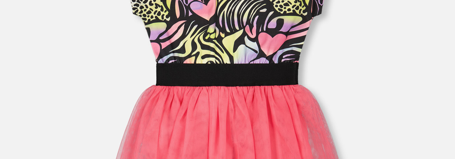 Robe bi-matière - COEUR SAUVAGE