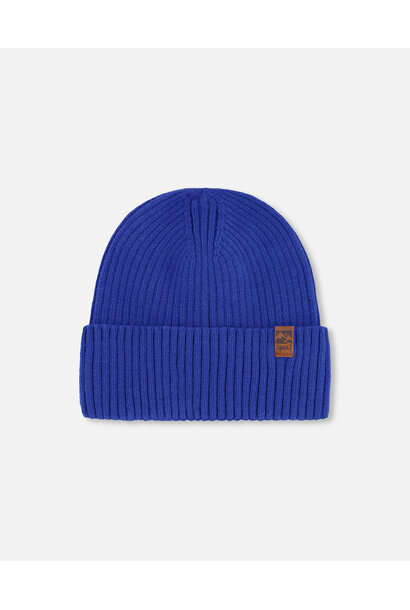 Tuque tricot Bleu Clair - BRISE DE  PRINTEMPS