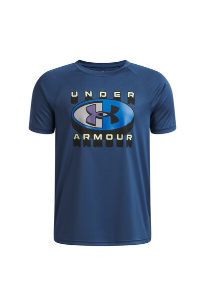 T-Shirt Bleu TECH GRAPHIC JUNIOR