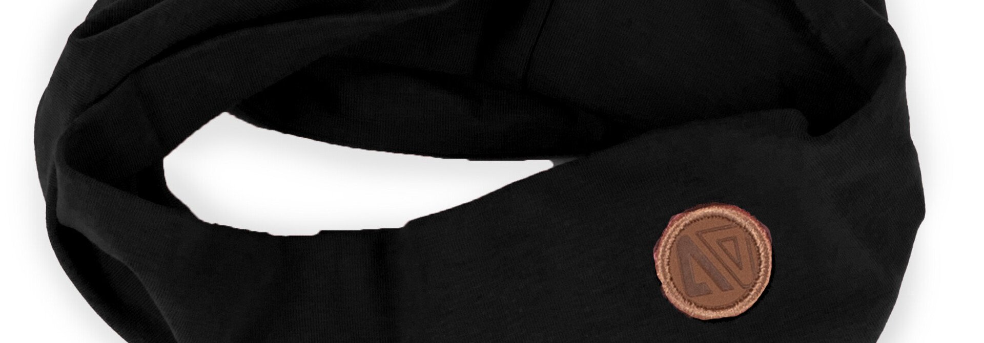 Cache-cou en jersey BASIC - NOIR