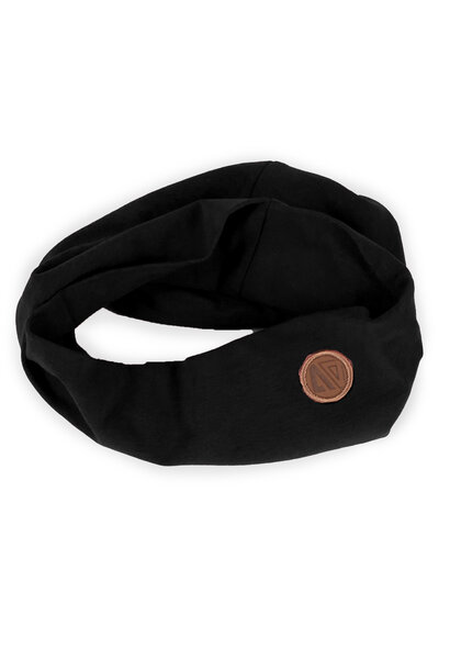 Cache-cou en jersey BASIC - NOIR