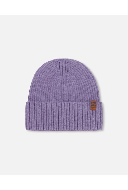 Tuque tricot LILAS - BRISE DE  PRINTEMPS