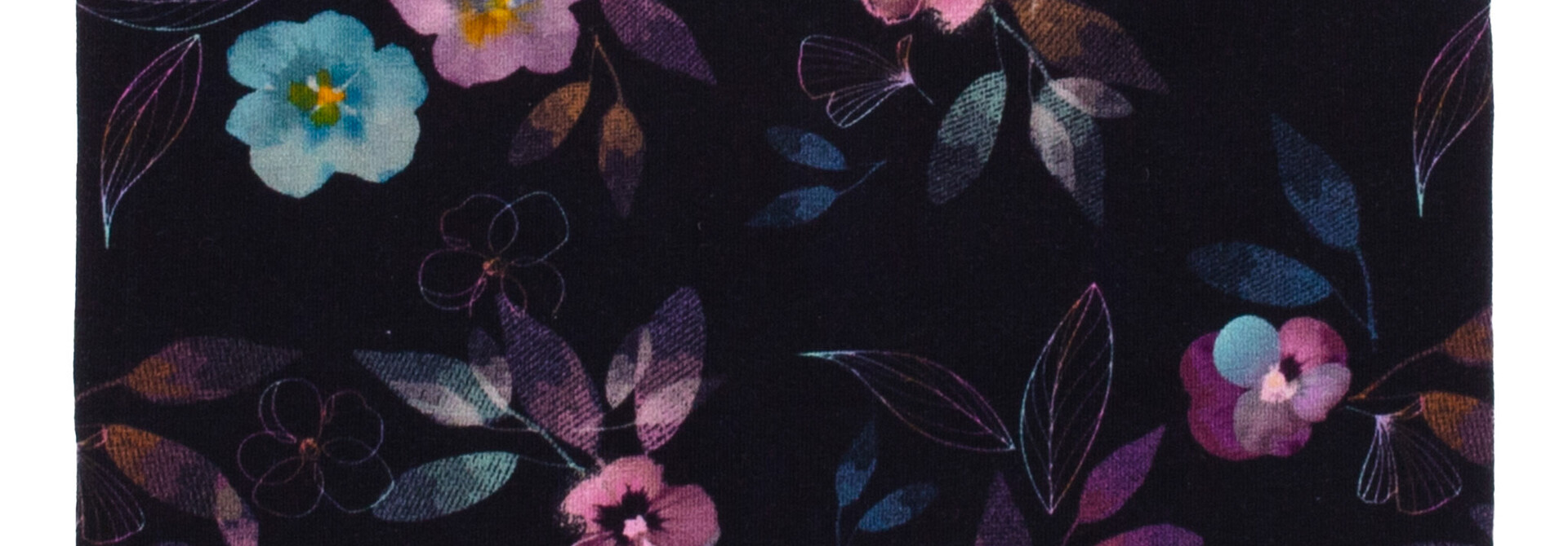 Cache-cou en jersey doublé en micropolaire - LEA