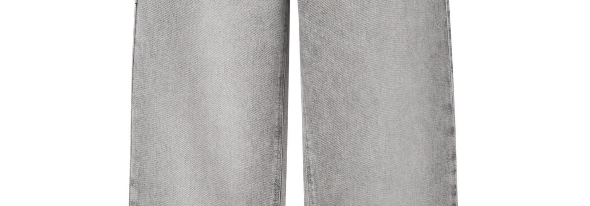 JEANS Jambes Larges GRIS - ROSE JUNIOR