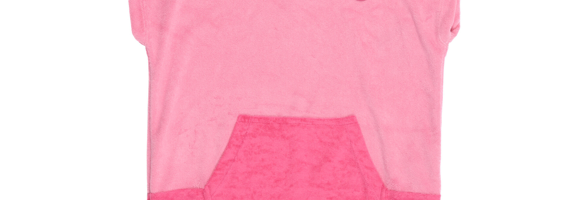 Poncho de plage à capuchon - ROSE