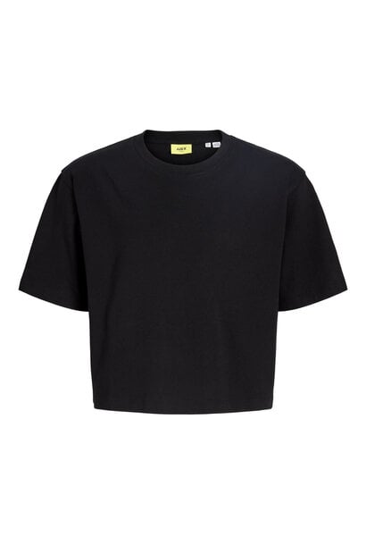 T-Shirt CROP  Noir - ANDREA