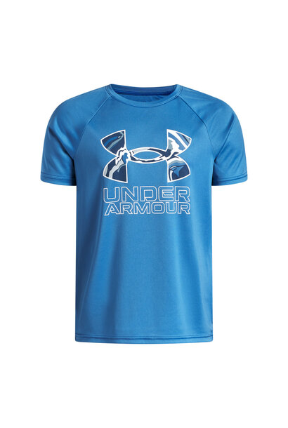 T-Shirt Bleu TECH HYBRID JUNIOR