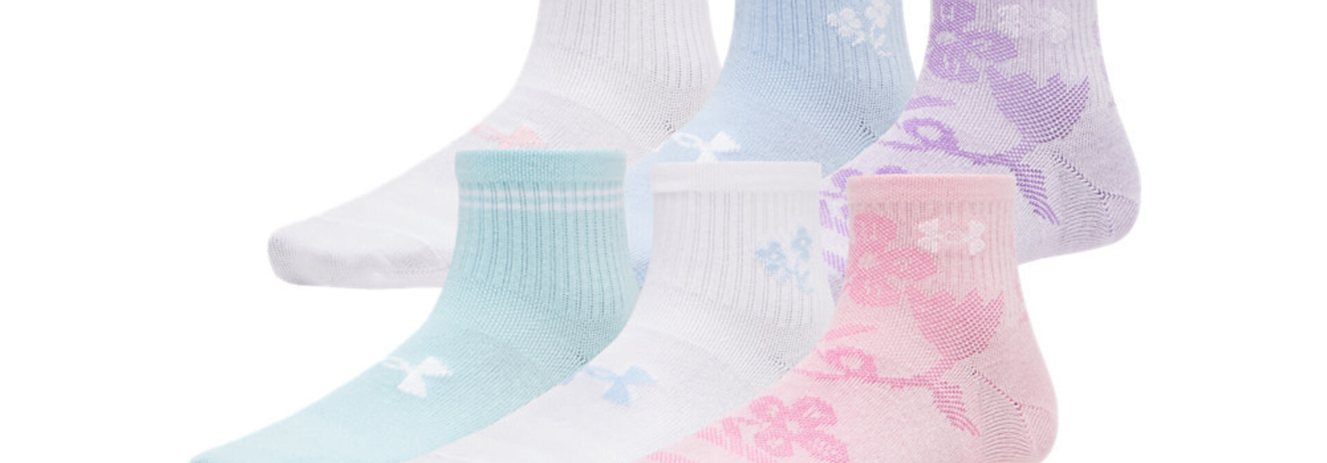 Chaussettes Courtes Rose 6pk JUNIOR
