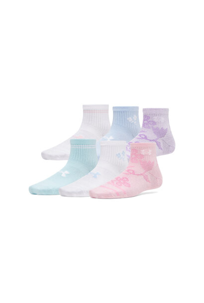 Chaussettes Courtes Rose 6pk JUNIOR