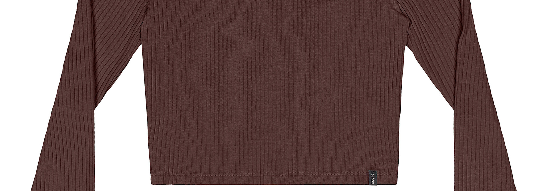Chandail RIB Crop CHOCO GLOSS FASHION