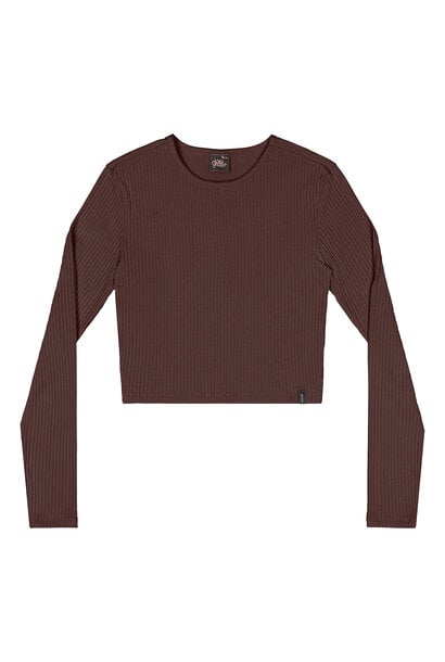 Chandail RIB Crop CHOCO GLOSS FASHION