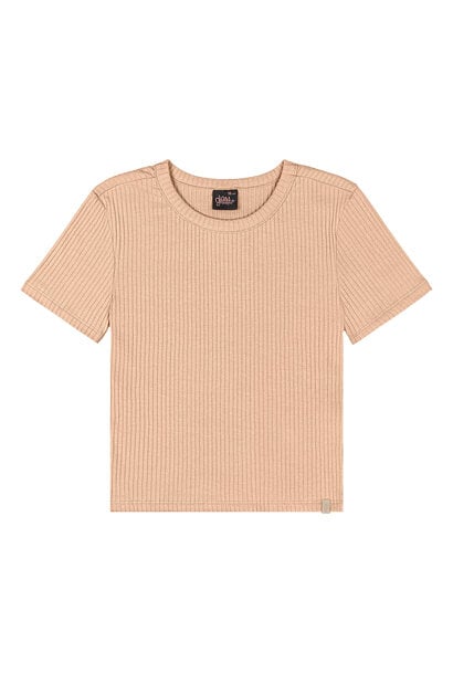 T-Shirt RIB Crop PECHE GLOSS FASHION