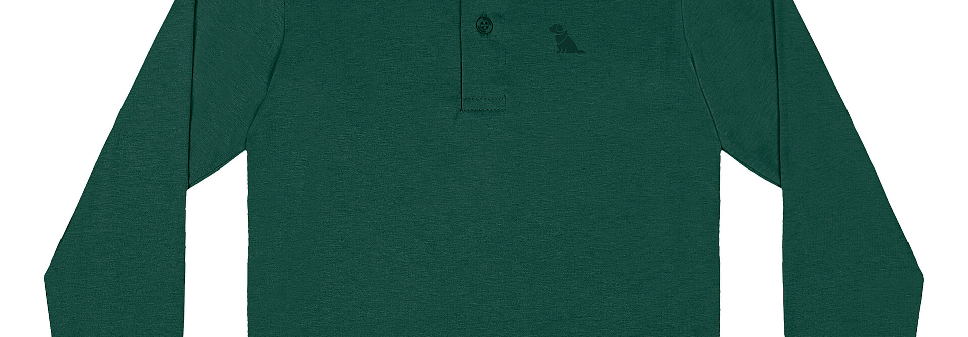 Polo manches longues VERT QUIMBY MODE