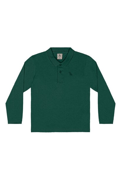 Polo manches longues VERT QUIMBY MODE