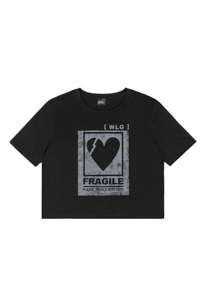 T-Shirt Boxy NOIR GLOSS FASHION