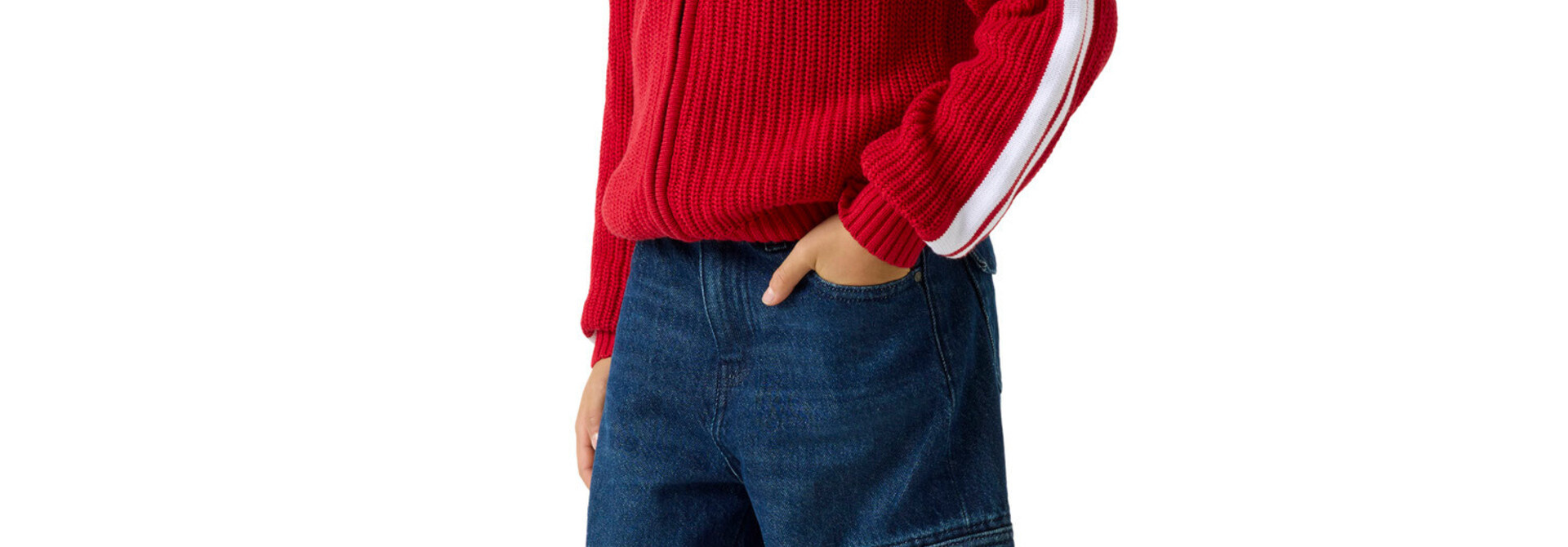 Jeans coupe Oversize CARGO Rigid