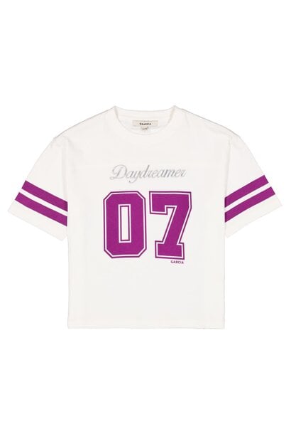 T-Shirt crop Blanc 07