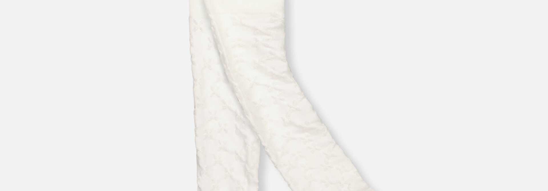 Collants en tricot Crème LES ESSENTIELS