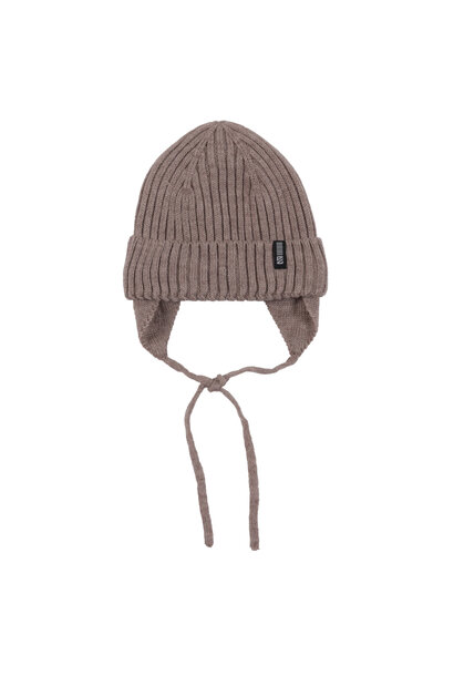 Tuque en tricot avec oreilles STONE