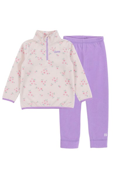 Couche de base deux pièces en micropolaire MASTIC LILAS