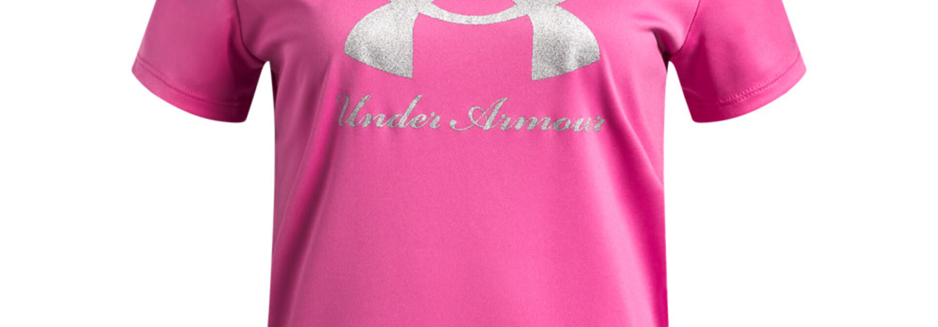 T-Shirt Rose TECH BIG LOGO SHIMMER JUNIOR