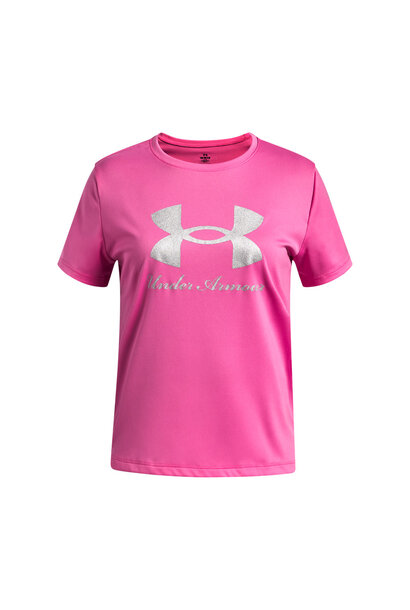 T-Shirt Rose TECH BIG LOGO SHIMMER JUNIOR