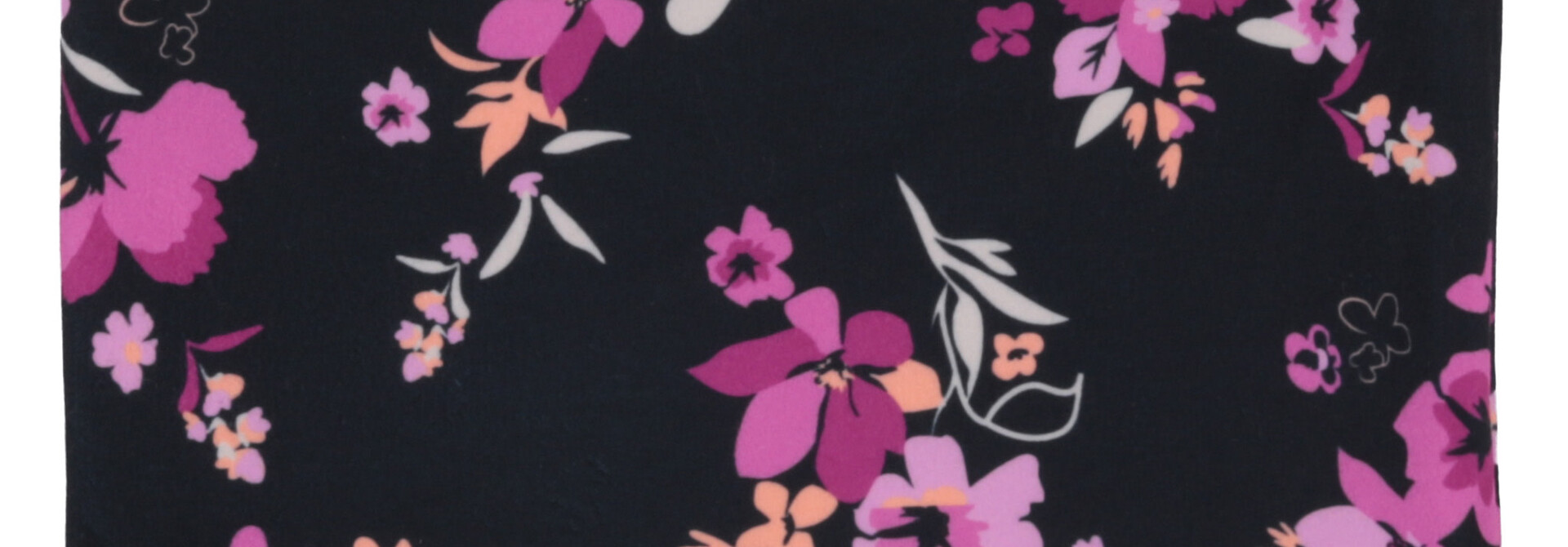 Cache-cou en jersey doublé en micropolaire BASIC NOIR