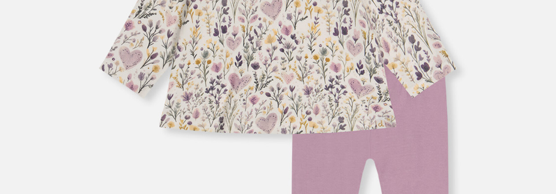 Ensemble pantalon en avec chandail Froufrou RÊVE LAVANDE