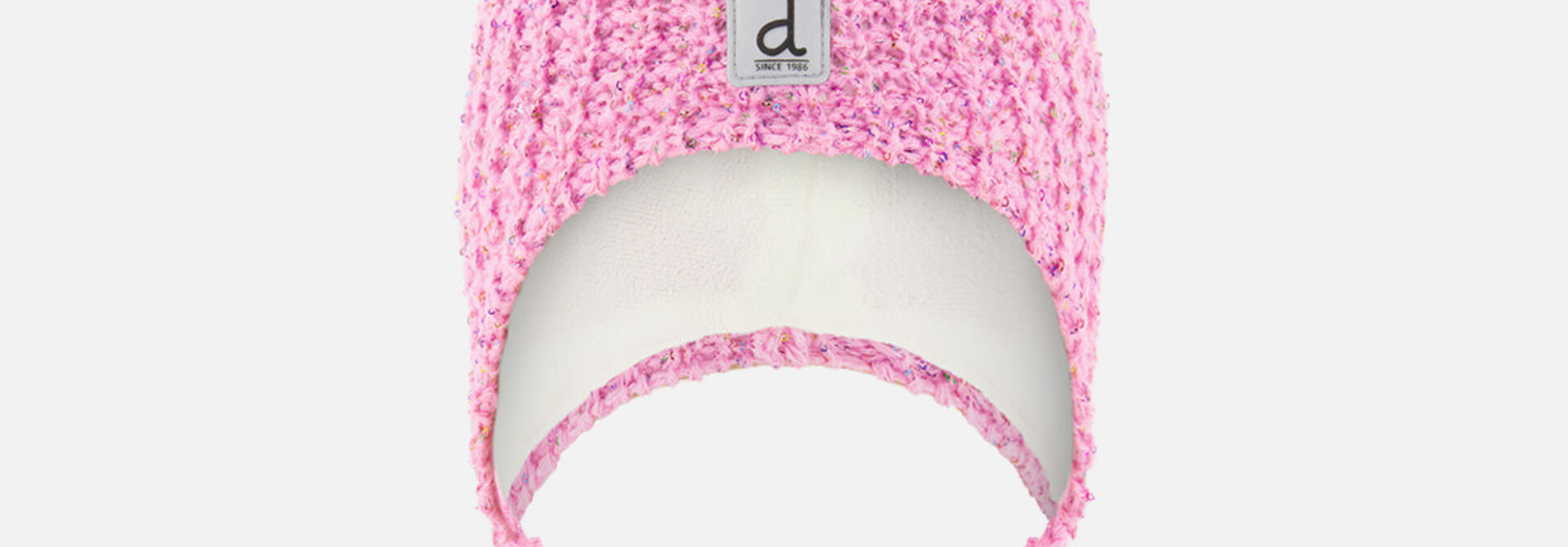 Tuque d'hiver péruvienne en tricot avec pompom (doublé) MINI BEGONIA