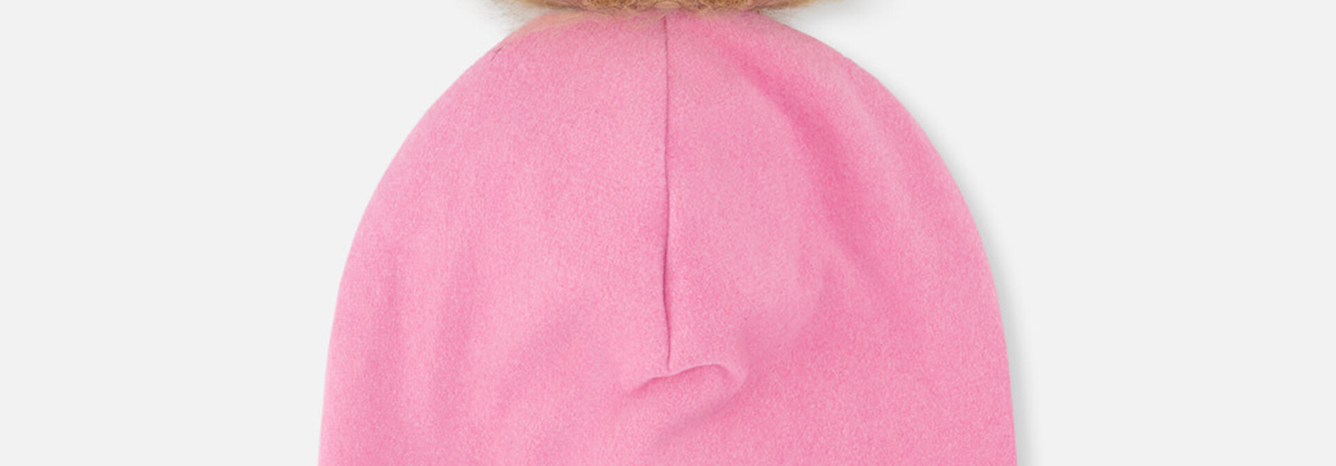 Bonnet en jersey avec pompom BEHONIA