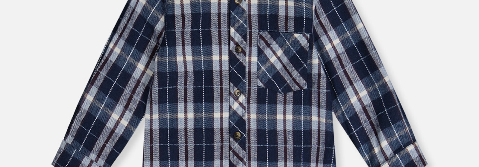 Chemise en flanelle Bleu B.O.Y.S