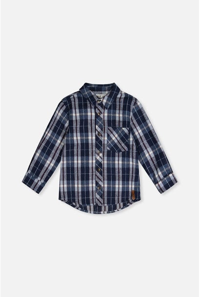 Chemise en flanelle Bleu B.O.Y.S