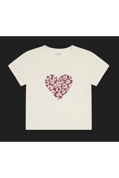 T-Shirt COEUR PAILLETTES