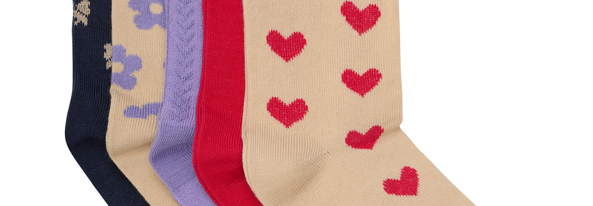 Chaussettes pqt5 COEURS