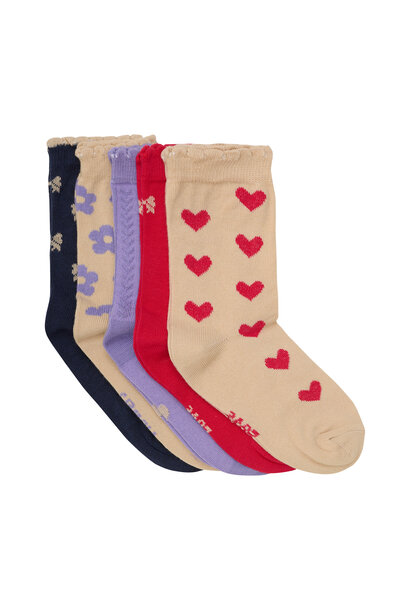Chaussettes pqt5 COEURS