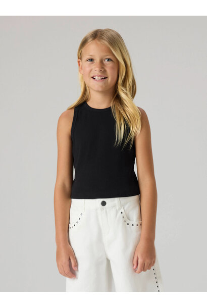 Top Camisole Noire Crop NAKAL