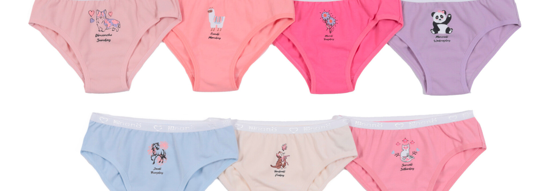 Culotte, paquet de 7 - AMIS DU JOUR