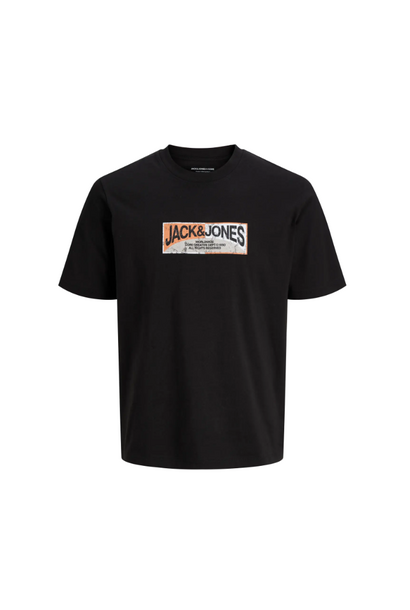 T-Shirt Noir TRACE GRAPHIC Junior