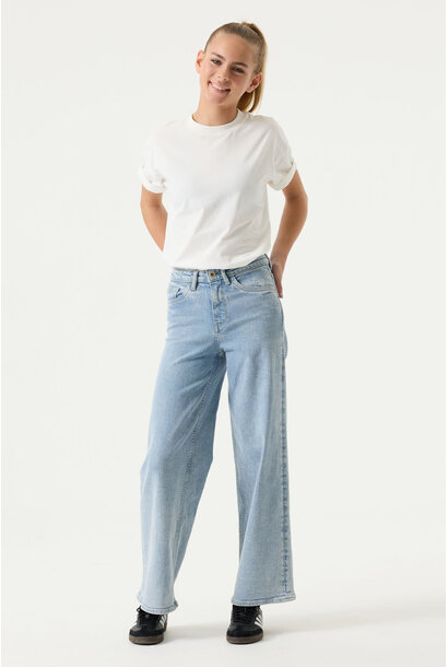 Jeans WIDE FIT Délavé Léger - Annemay Jean
