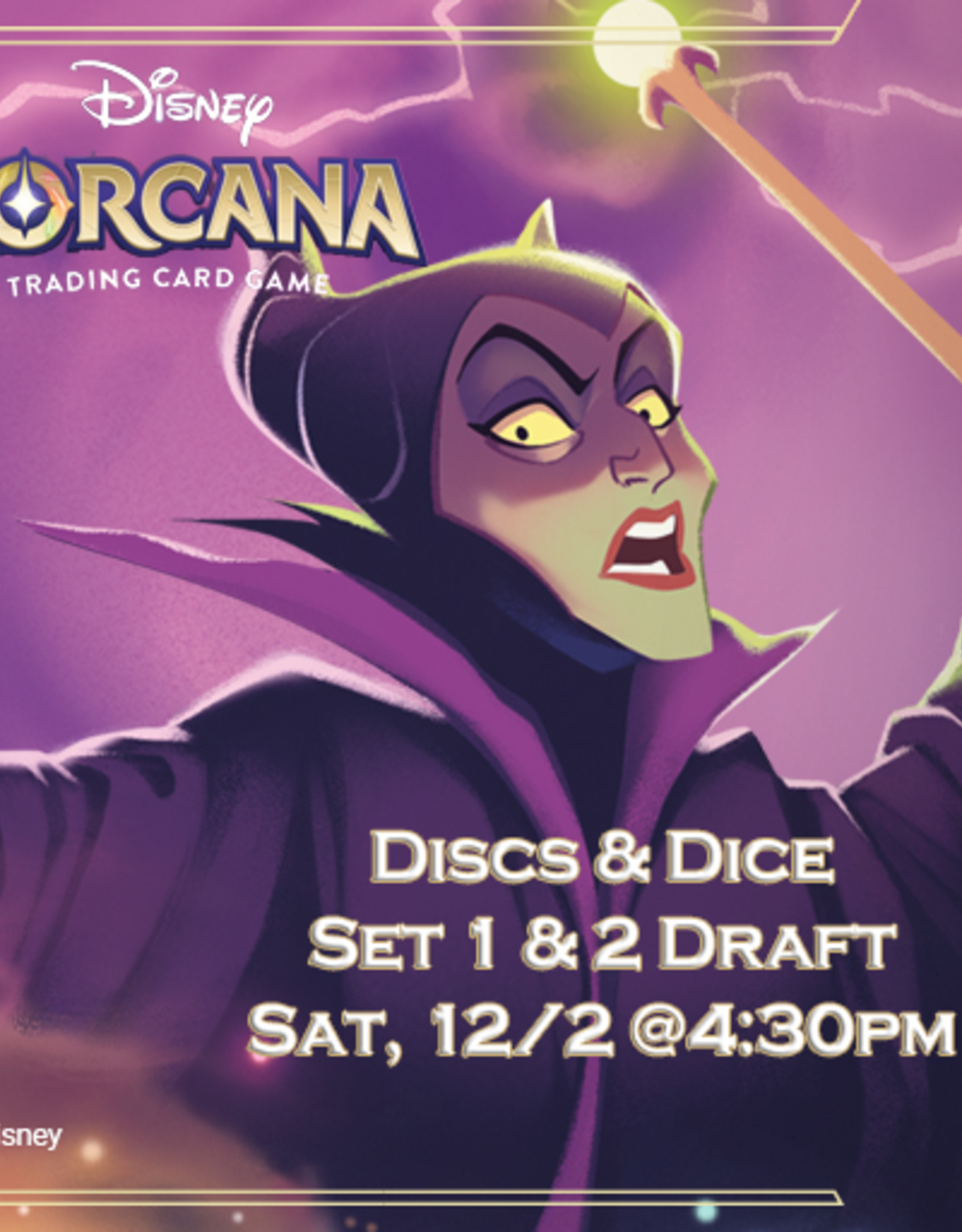 Disney Lorcana Lorcana Draft Event @Discs & Dice