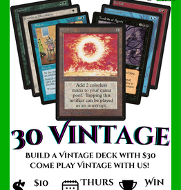 Wizards of the Coast MTG 30 Vintage Entry Fee