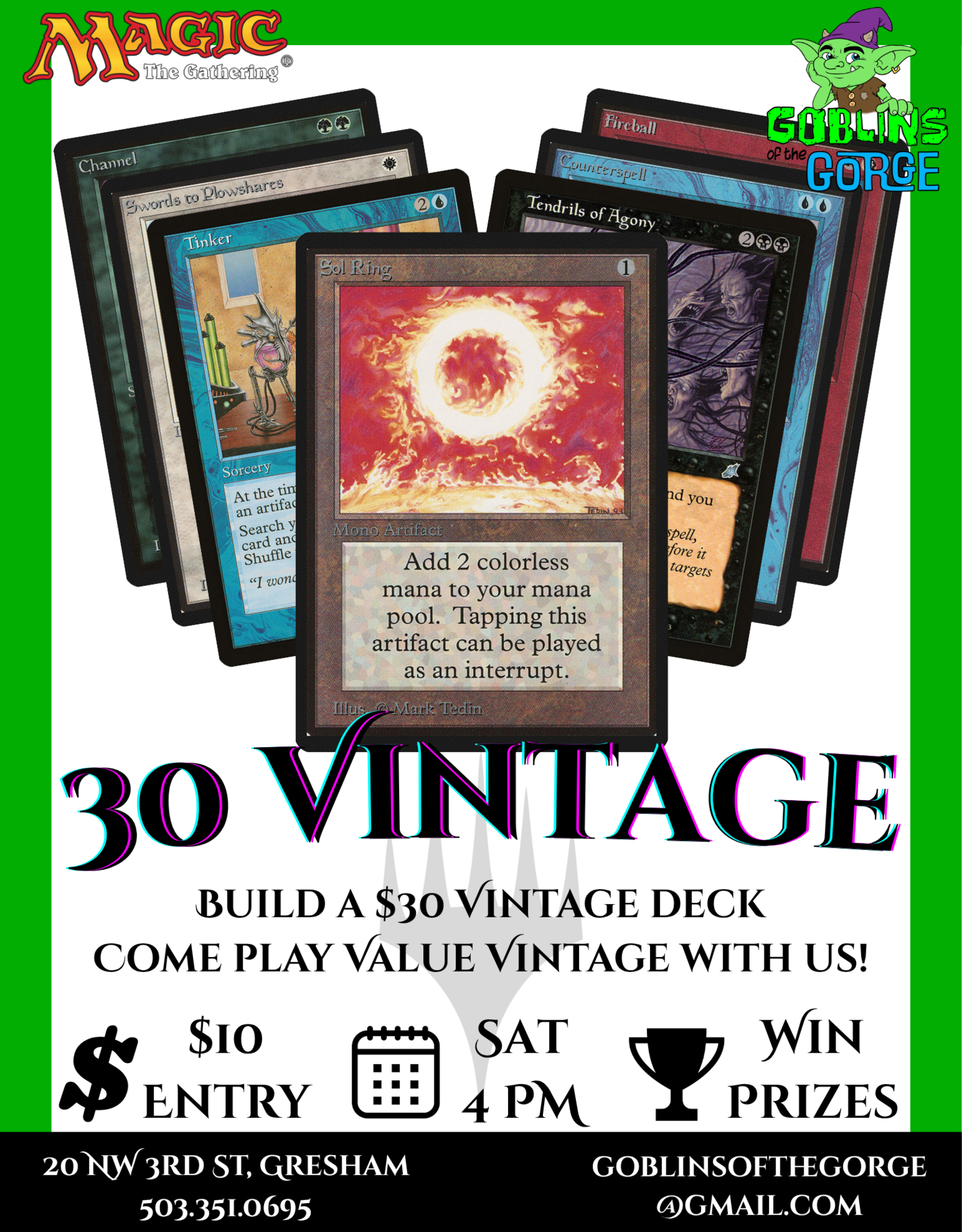 MTG 30 Vintage Event @Goblins