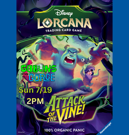 Disney Lorcana Lorcana Attack of the Vine! Prerelease Event @Goblins of the Gorge Sun 7/19 @ 2pm