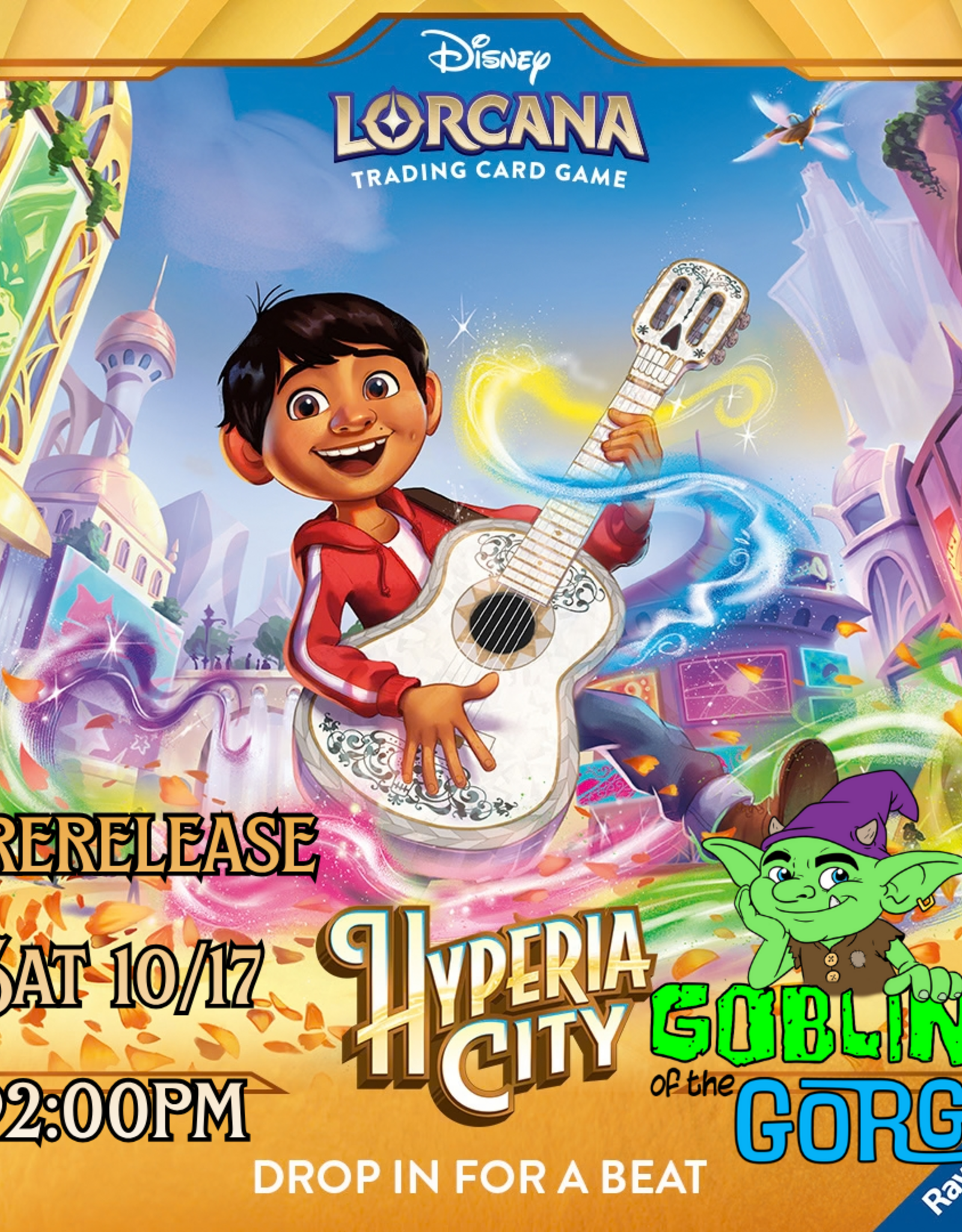 Disney Lorcana Lorcana Hyperia City Prerelease Event @Goblins of the Gorge
