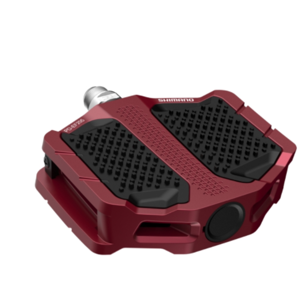 Shimano Flat Pedals - PD-EF205 - Red