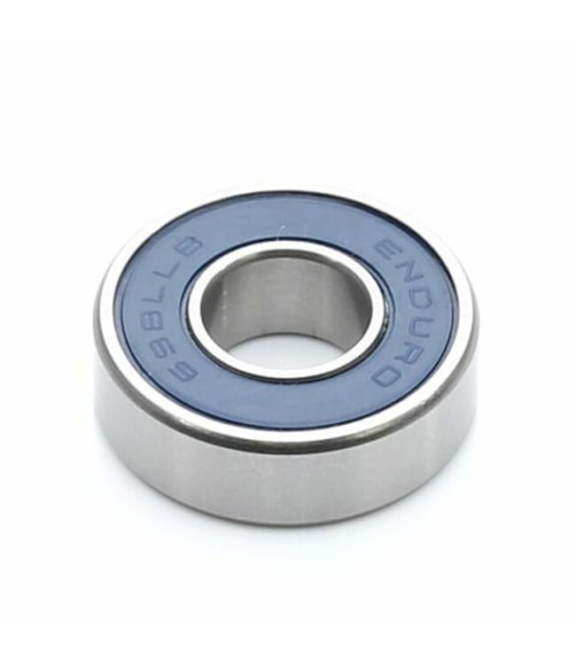 Enduro 698 ABEC-3 Steel Bearing /each (8mm x 19mm x 6mm)