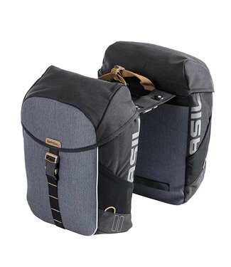 Basil Miles Double Bag MIK, Double bag, Black Slate
