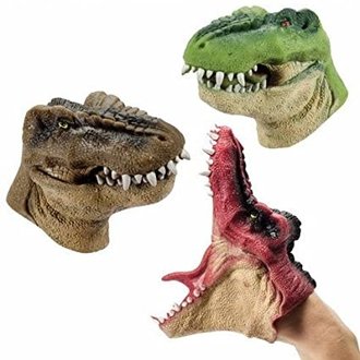 Squishy Dino Puppet Single Assorted